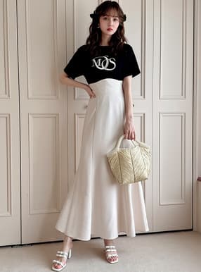 ハイウエストマーメイドスカート