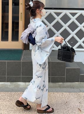 バラ浴衣セット
