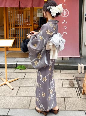 小花柄浴衣セット