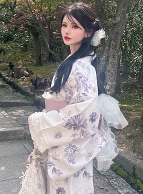 3点セット2Way花柄セパレート浴衣