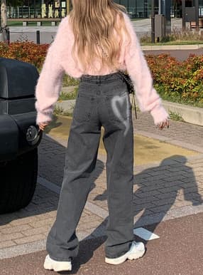 ハートポイントデニムパンツ