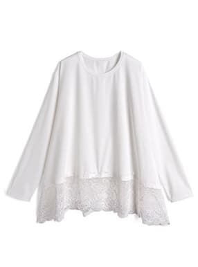 レースドッキングトップス