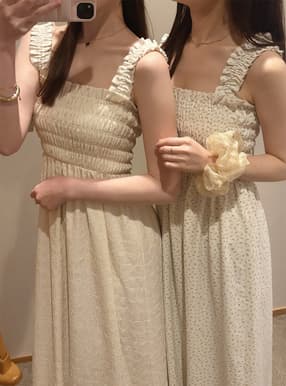 花柄キャミソールワンピース