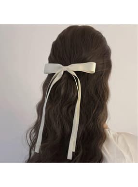 ナローリボンヘアクリップ