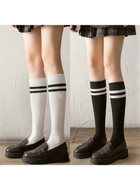 ダブルラインハイソックス