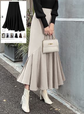 アシンメトリーマーメイドスカート