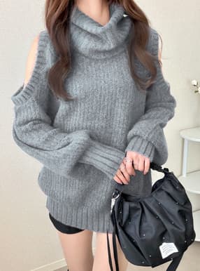 2Wayスタッズフリルワンハンドルミニバッグ