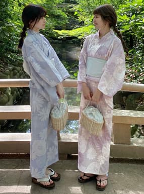 巾着付きカゴバッグ