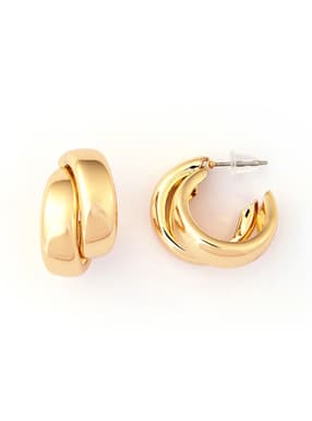 ダブルフープピアス
