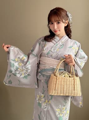 花柄浴衣セット