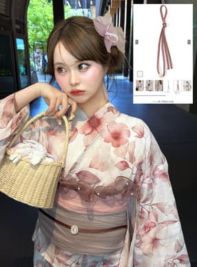 パール飾り帯紐