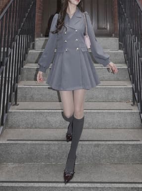 プリーツテーラードジャケット