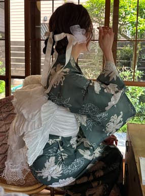 芍薬浴衣セット