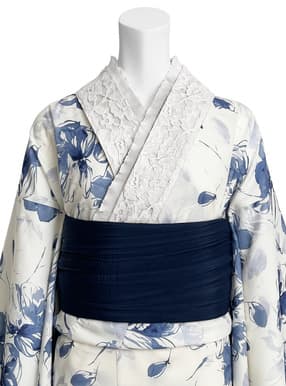 花柄レースプリーツ半襟