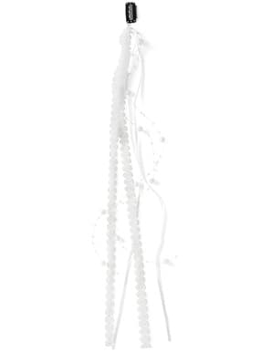 パールレースリボンヘアクリップ