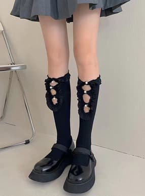 パールフリルソックス