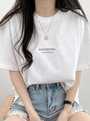 ロゴプリントビッグTシャツ
