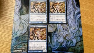 MTG 　霧縛りの徒党/Mistbind Clique 　日本語版　２枚 　英語版　１枚 　３枚セット 3枚